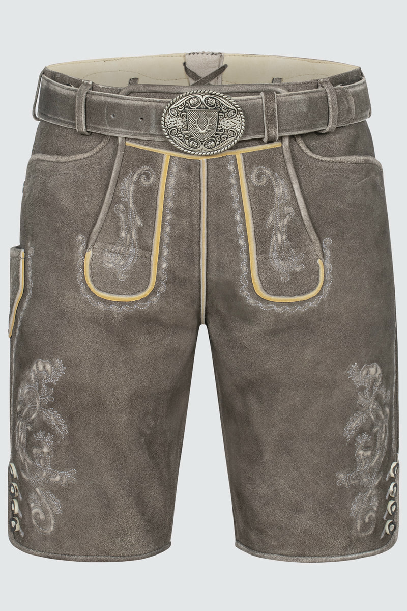 Lederhose Howard mit Gürtel