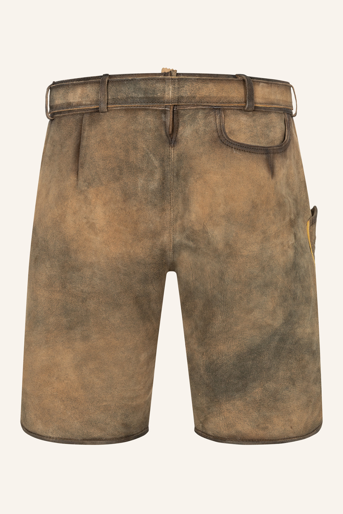 Lederhose Paulo mit Gürtel