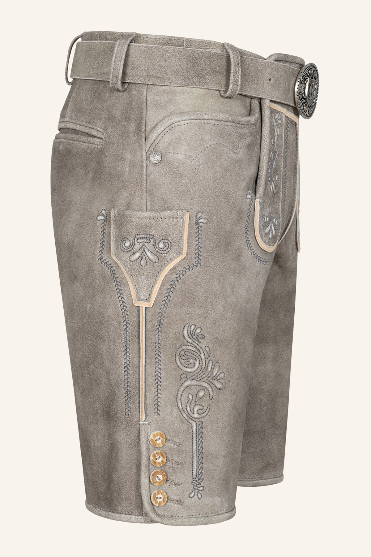 Lederhose Namid mit Gürtel