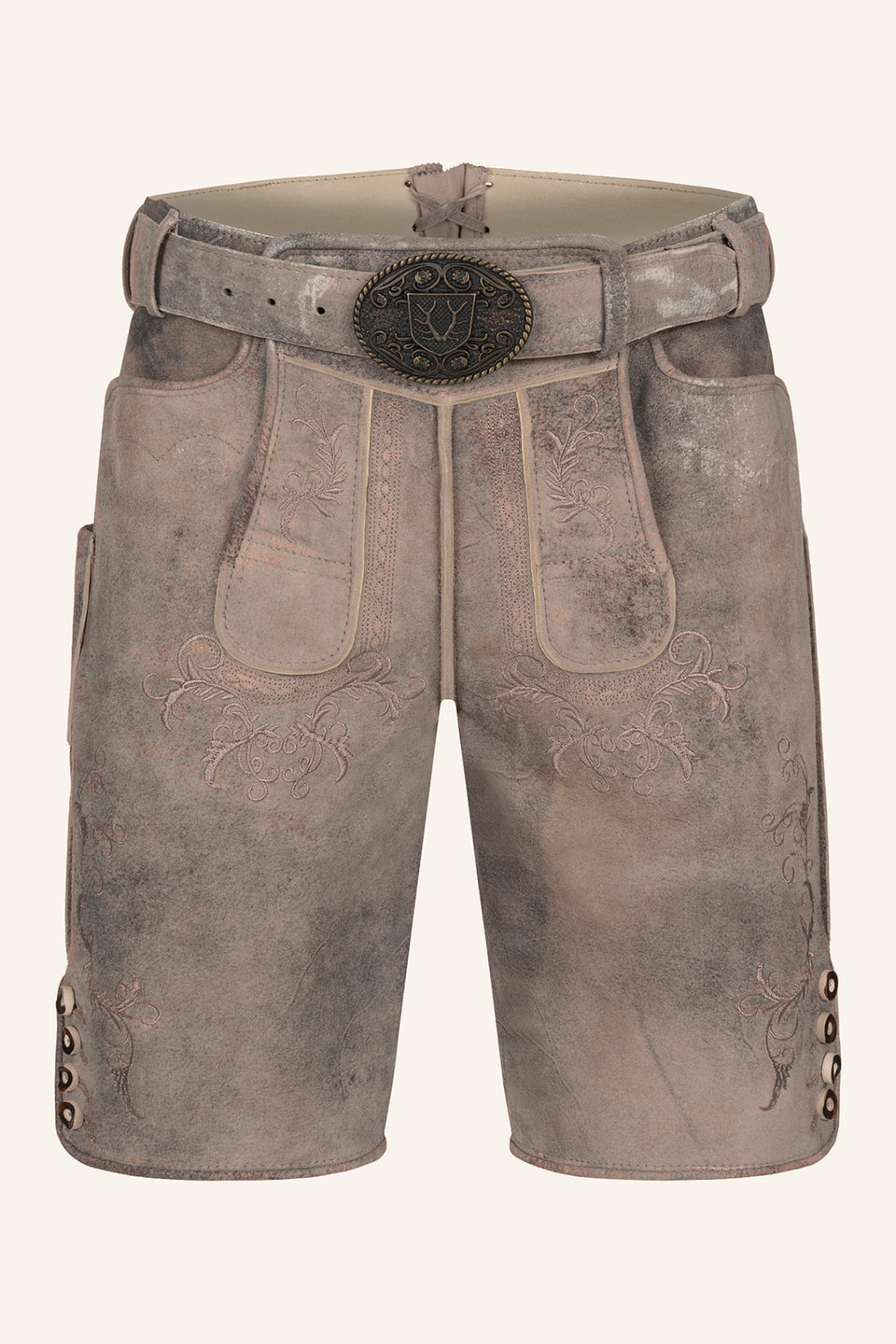 Lederhose Delio mit Gürtel